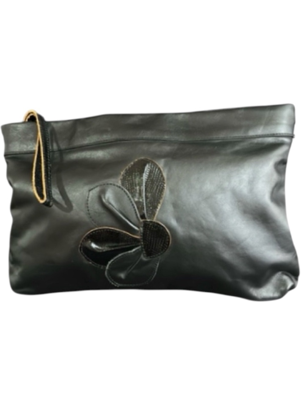 Crouch & Fitzgerald Leather Clutch Bag